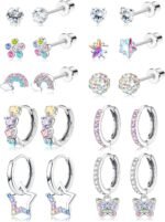 Hypoallergenic Earrings for Girls Women Kids Toddler Surgical Steel Earring