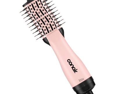 INFINITIPRO BY CONAIR All-in-One Travel Friendly Oval Dryer Brush, Hair Dryer & Volumizer, Hot Air Brush
