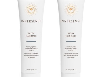 INNERSENSE Organic Beauty – Detox Hair Mask (2oz, 2-Pack)