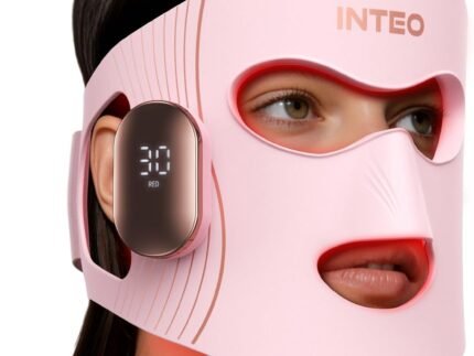 INTEO Red Light Therapy for Face, Red Light Therapy Mask, LED Face Mask