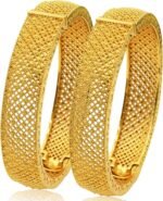 Indian Bollywood Ladies Gold Bangles Dubai Exotic 24K Gold Plated Bridal Wedding Prom Jewelry
