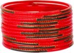 JD’Z COLLECTION Indian Bangles Jewelry Bollywood Bangle Set Bridal Traditional Dailywear Glass Bangles Set for Women Bangles Ethnic Wear