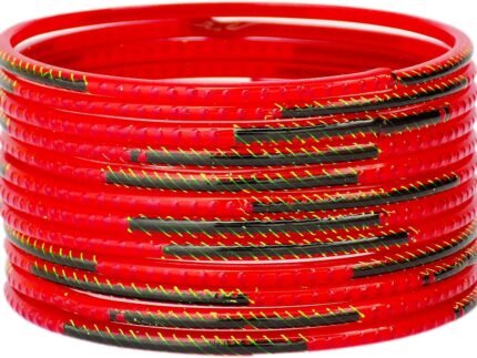 JD’Z COLLECTION Indian Bangles Jewelry Bollywood Bangle Set Bridal Traditional Dailywear Glass Bangles Set for Women Bangles Ethnic Wear