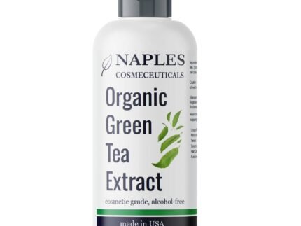 Japanese Green Tea Extract Liquid for Skin, Face, Hair, Concentrated Alcohol-Free Organic Cosmetic Grade Ingredient for Topical Applications, DIY (4 oz)