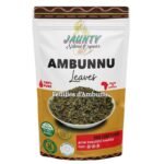 Jaunty Organics Pure Organic Ambunu Leaves | Herbal Hair Growth and Repair Shampoo, Conditioner & Detangler | Promotes Longer, Thicker and Stronger Hair | 50g Packs, 1.8 Ounce (Pack of 1)