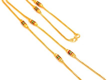 Jewar Mandi golden Chain Necklace for women and men
