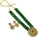 Jewarhaat AD CZ Kundan Pearl Studded Gold Plated Indian Jewelry Sets for Women