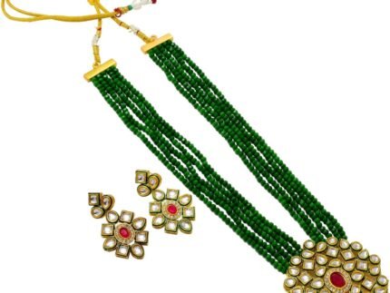 Jewarhaat AD CZ Kundan Pearl Studded Gold Plated Indian Jewelry Sets for Women