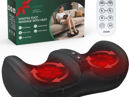 Joyset Foot Massager with Heat, Shiatsu Roller for Feet and Calves