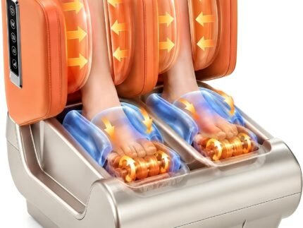 Kalamera 2-in-1 Shiatsu Foot and Calf Massager with Heat & Air Compression