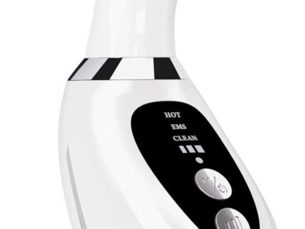 LED Face & Neck Massager, 7 Light Modes, Heated Vibration Skin Care Tool