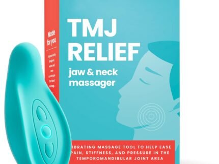 LaVie TMJ Relief – Calming Vibration for Pain Relief – Soothe Tension in Neck, Jaw, and Face – Best Ergonomic Massage Tools for Facial & Tooth Pain – Waterproof, Soft Silicone Design for Men & Women
