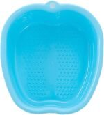 Large Plastic Foot Basin Bath Spa Tub Massage for Soaking Foot,Toe Nails, and Ankles,Pedicure,Improved Sturdy Portable Tub-Blue
