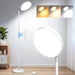 Light Therapy Lamp 15,000 Lux, UV-Free Happy Sunlight Floor Lamp