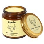 Lopeie Beef Tallow for Skin – Organic Grass Fed Whipped Moisturizer with Honey Balm, Natural Hydrating Cream for Face & Body, Relief for Dry & Sensitive Skin (4.23oz, Unscented)