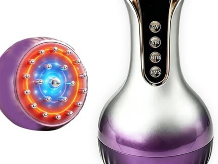 Lymphatic Drainage Massager & Cellulite Massage Tool,Helps Reduce Stretch Marks & Cellulite，for Belly, Arms & Legs,Body Sculpting Machine with Microcurrent, Light, Heat & Vibration