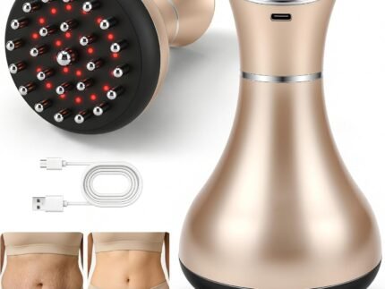 Lymphatic Drainage Massager,Anti-Cellulite Massager for Body,Reduce Stretch Marks & Cellulite,Handheld Massage Tools,for Legs,Arms & Belly, Body Sculpting Machine with Heat & Vibration