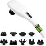 MEGAWISE Cordless Back Massager, 5 Speeds, 7 Heads, 3200mAh Battery