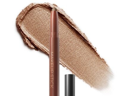 MIAO-GK Cream Eyeshadow Pencil, Blendable and Buildable Eye Shadow Stick, Shimmer and Matte Finishes Eye Shadow Pen, Waterproof Long-Lasting, Multiple Shades Eye Makeup Shimmer Bronze