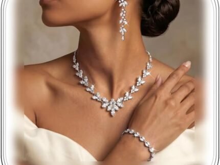 MILACOLATO Wedding Jewelry Set for Women Bridal Brides Bridesmaids
