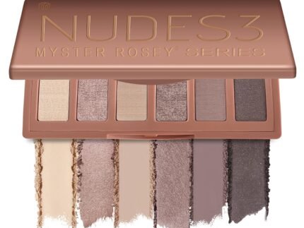 MYSTER ROSEY Nudes 3 Mini Eyeshadow Palette, Neutral Eye Shadow Palettes