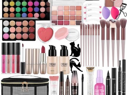 Makeup Kit for Women：Foundation Eyeshadow Palette Makeup Brushe Makeup Set