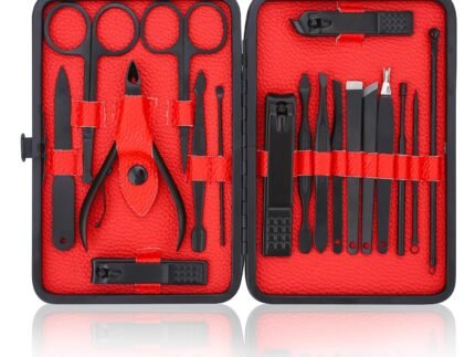 Manicure Set-Stainless Steel Nail Care Set-Professional Ingrown Toenail Clipper Grooming Tool-Pedicure Kit & Toe Nail Cutter-Thick Nail Scissors Toiletries with Cuticle Trimmer