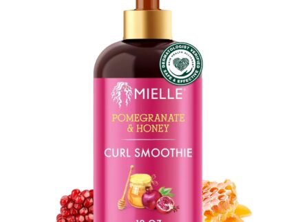 Mielle Organics Pomegranate & Honey Curl Enhancing Smoothie – Moisturizing Curly Hair Cream for Type 4 Curly & Coily Hair – Softens, Strengthens & Defines Curls (12 Fl Oz)