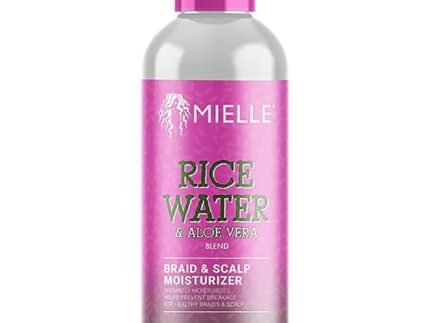 Mielle Rice Water & Aloe Vera Blend Braid & Scalp Moisturizer 8 Fl Oz (Pack of 2)