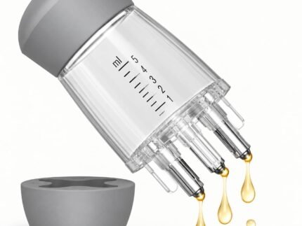 Minoxidil Applicator, 5 mL Hair Oil Applicator Comb for Scalp, Gray