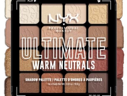 NYX PROFESSIONAL MAKEUP Ultimate Shadow Palette, Eyeshadow Palette – Warm Neutrals
