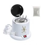 Nail Tool Cleaner Machine, With Glass Bead, White