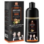 Natural Black Hair Dye Shampoo, 2-in-1, 420ml, Gray Coverage