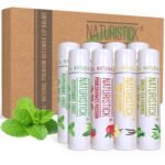 Naturistick Natural Beeswax Lip Balm 8-Pack | Assorted Flavors