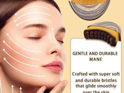 New Lymphatic Contour Face Brush, Lymphatic Drainage Massager for Face,Ergonomically Designed to Fit The Skin Precisely and Relieve Fatigue. (1PCS)