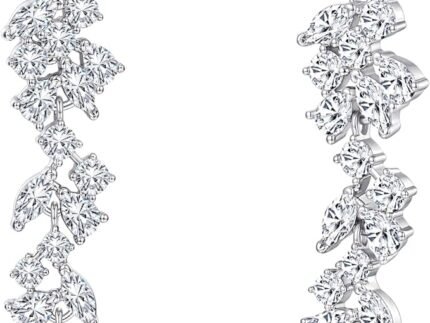 PATISORNA 925 Sterling Silver Long Dangle Earrings for Women Hypoallergenic