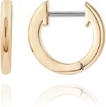 PAVOI Small Gold Hoop Earrings for Women – 14K Gold Plated Huggie Earring