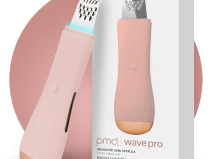 PMD Wave Pro – Professional-Grade Advanced Skin Spatula – Extract, Infuse, & Lift – SonicGlow Vibration and E-Wave Technology – Clear Pores, Blackheads, & Whiteheads