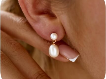 Pearl Dangle Earrings Women Drop Prom Wedding Brides Jewelry Gifts