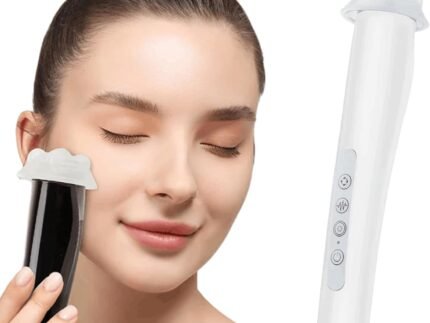 Portable Wireless Beauty Bubble Pen, CO2 Nano Bubbles Deep Pore Cleanser, for Deep Facial Cleaning Moisturizing Firming Lifting Toning Skin Rejuvenation Pore Clean Skin Hydrating Beauty Device (White)