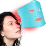 Red Light Mask for Face: 7 Light Modes Wireless Portable LED Face Mask
