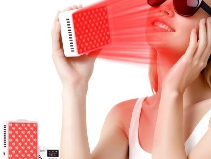 Red Light Therapy for Body and Face, Portable Red Light Panel