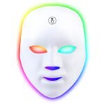 Red Light Therapy for Face LED Light Therapy Mask for Face 7+1 Colors LED Facial Skin Care Mask Rechargeable Beauty Device with Adjustable Strap and USB for Home & Travel Use