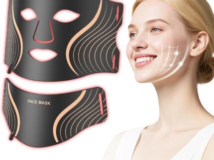 Red Light Therapy for Face & Neck, 7in1 LED Light Therapy Mask, Rechargeable Red Light Therapy Mask, 103 3-in-1 Fusion LED Beads, Anti-Aging, Skin Firming & Radiant Glow at Home