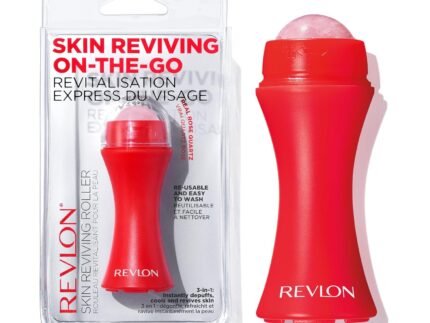 Revlon Skin Reviving Face Roller, Red, 1 Count