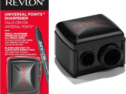 Revlon Universal Points Makeup Sharpener, Black, 1 Count