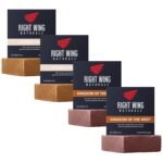Right Wing Naturals Mens Bar Soap Gift Set, The Basics