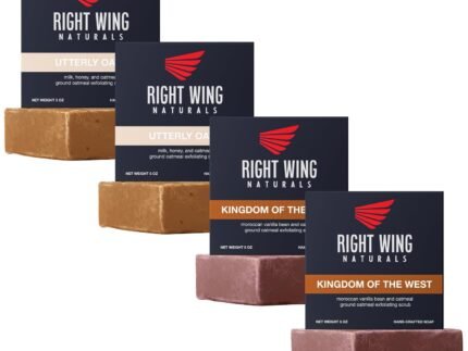 Right Wing Naturals Mens Bar Soap Gift Set, The Basics