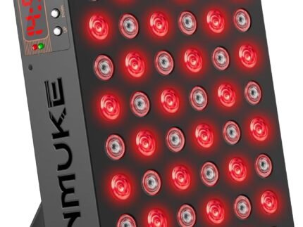 SANMUKE 100W Red Light Therapy Panel, 660nm Red & 850nm Near-Infrared Light