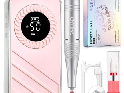 SAVILAND 30s Fast Removal Electric Nail Drills 50000 RPM for Acrylic Nails
